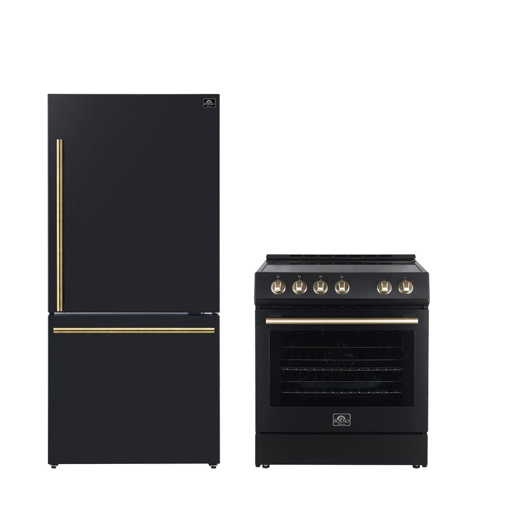 FORNO Premium 2-Piece Kitchen Bundle - Leonardo Espresso 30