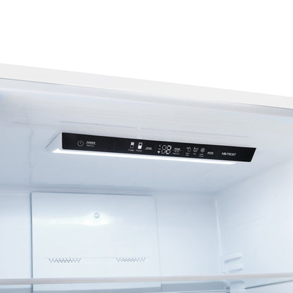 Forno Milano 2-Piece 62-Inch Freestanding Dual Bottom Freezer Refrigerator, White – 34.4 cu.ft, Touch Control, Ice Maker