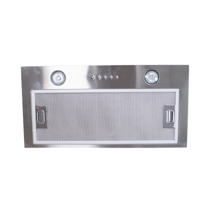 FORNO Giacomo Under Cabinet 22-Inch Insert Range Hood in Stainless Steel, 170 CFM, Aluminum Filter, Energy Efficient