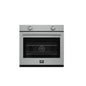 Forno Vomero 30-Inch Wall Oven, Stainless Steel, 5 cu.ft Capacity, 3550 Watts Convection, Mechanical Controls, Self-Cleaning Function