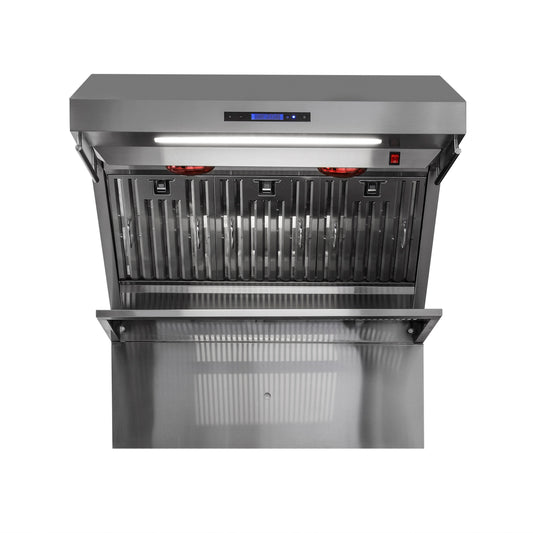 Forno Savona 36-Inch Wall Mount Range Hood, Baffle Filters, Backsplash Included