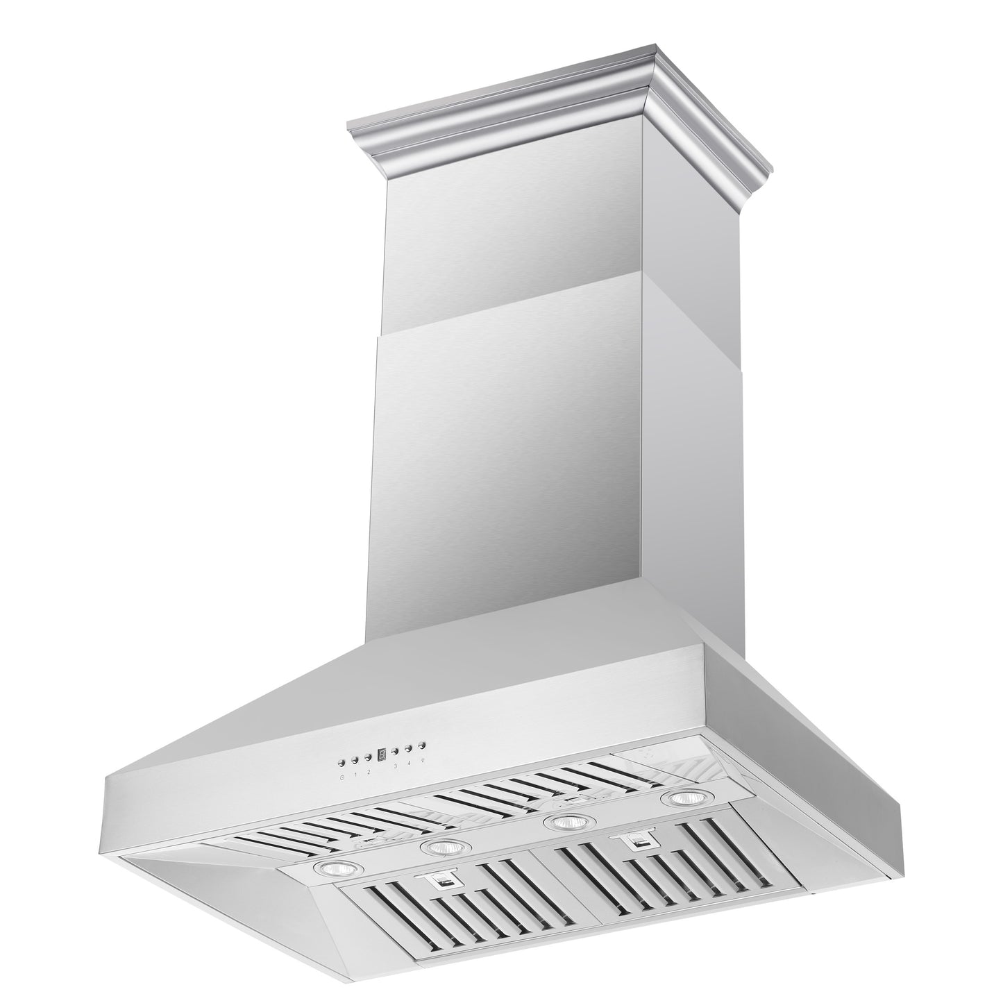 Forno Orvieto 36-Inch Wall Mount Range Hood, LED Lighting, Heavy Duty, Stainless Steel
