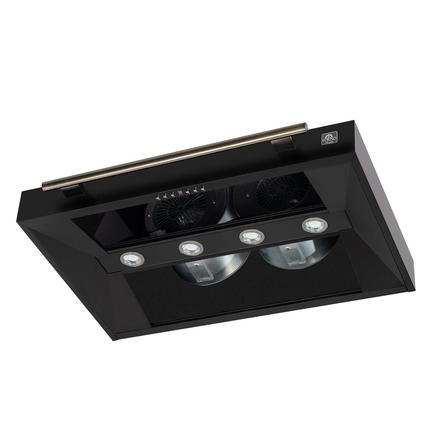 Forno Aria 36 Inch Wall-Mounted Range Hood in Black