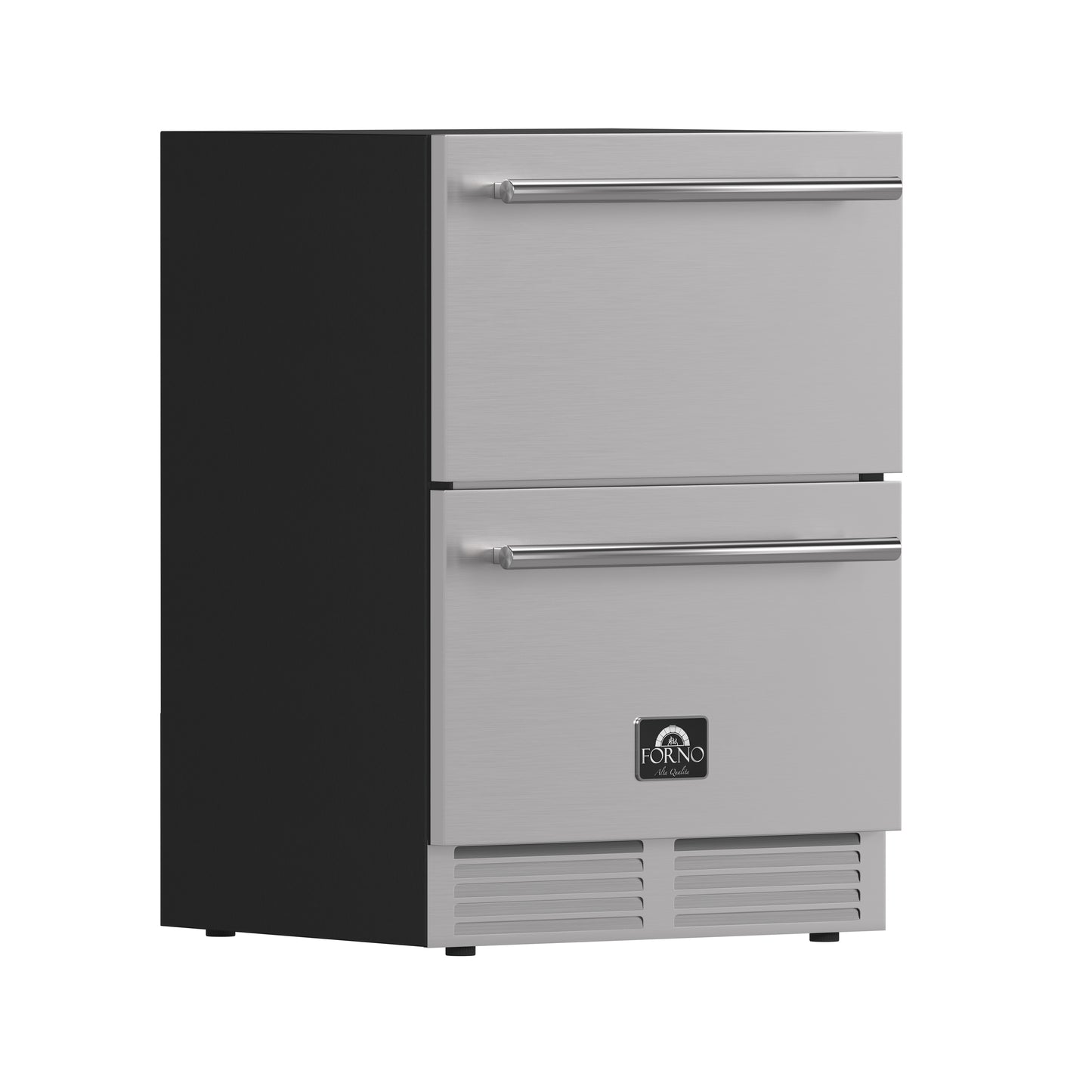 Forno Cosenza 24" Built-In Indoor/Outdoor Drawer Freezer with Ice Maker, 4.69 cu.ft.