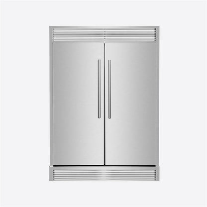 Forno Maderno 2-28-Inch Wide Convertible Refrigerator/Freezer, Decorative Trim, 27.2 cu.ft, 84-Inch High, ENERGY STAR Certified