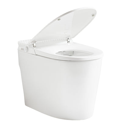 FORNO ACQUA Luxurious Smart Toilet. Includes Heated Seat, Auto Flush, Auto Lid, Powerful Flush, Ideal for Powder Rooms.