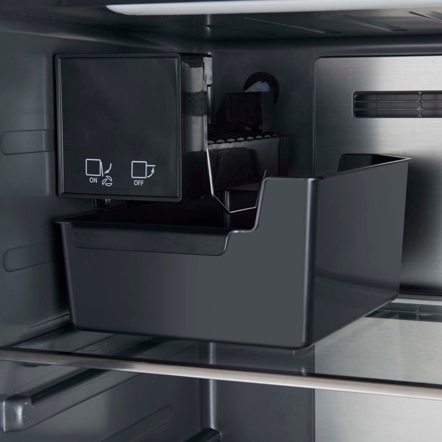 Forno Fortezza 32 Inch Left-Swing Freezer with Trim Kit, Stainless Steel, with Automatic Ice Maker