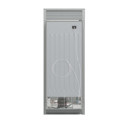 Forno Fortezza 32 Inch Left-Swing Freezer with Standard Trim Grill, Stainless Steel, with Automatic Ice Maker